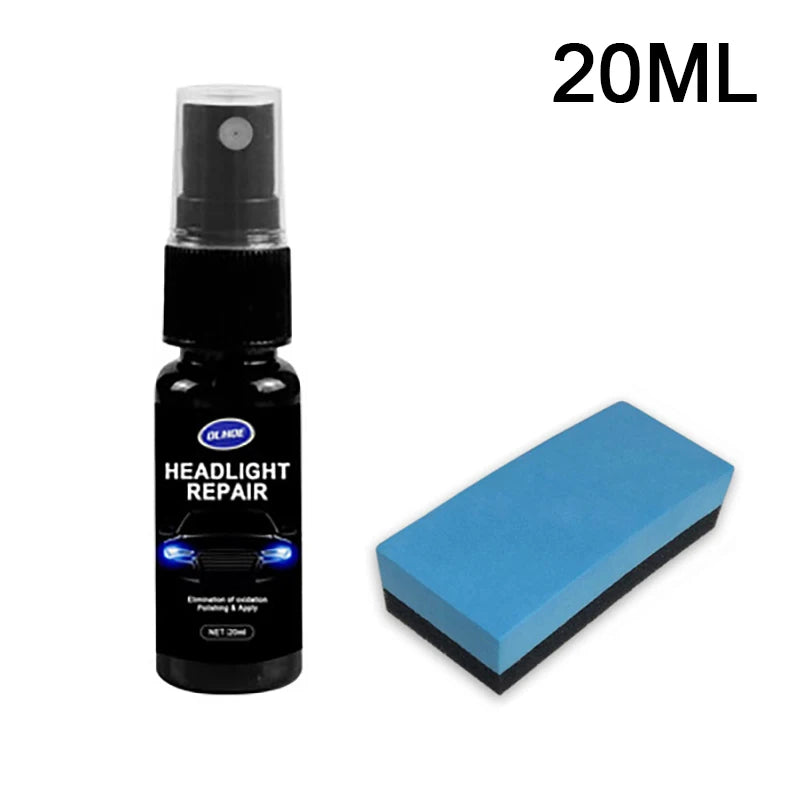 Car Headlight Polishing Agent Scratch Remover Repair Fluid Headlight Renewal Polish And Maintenance Liquid Kit Auto Accessories